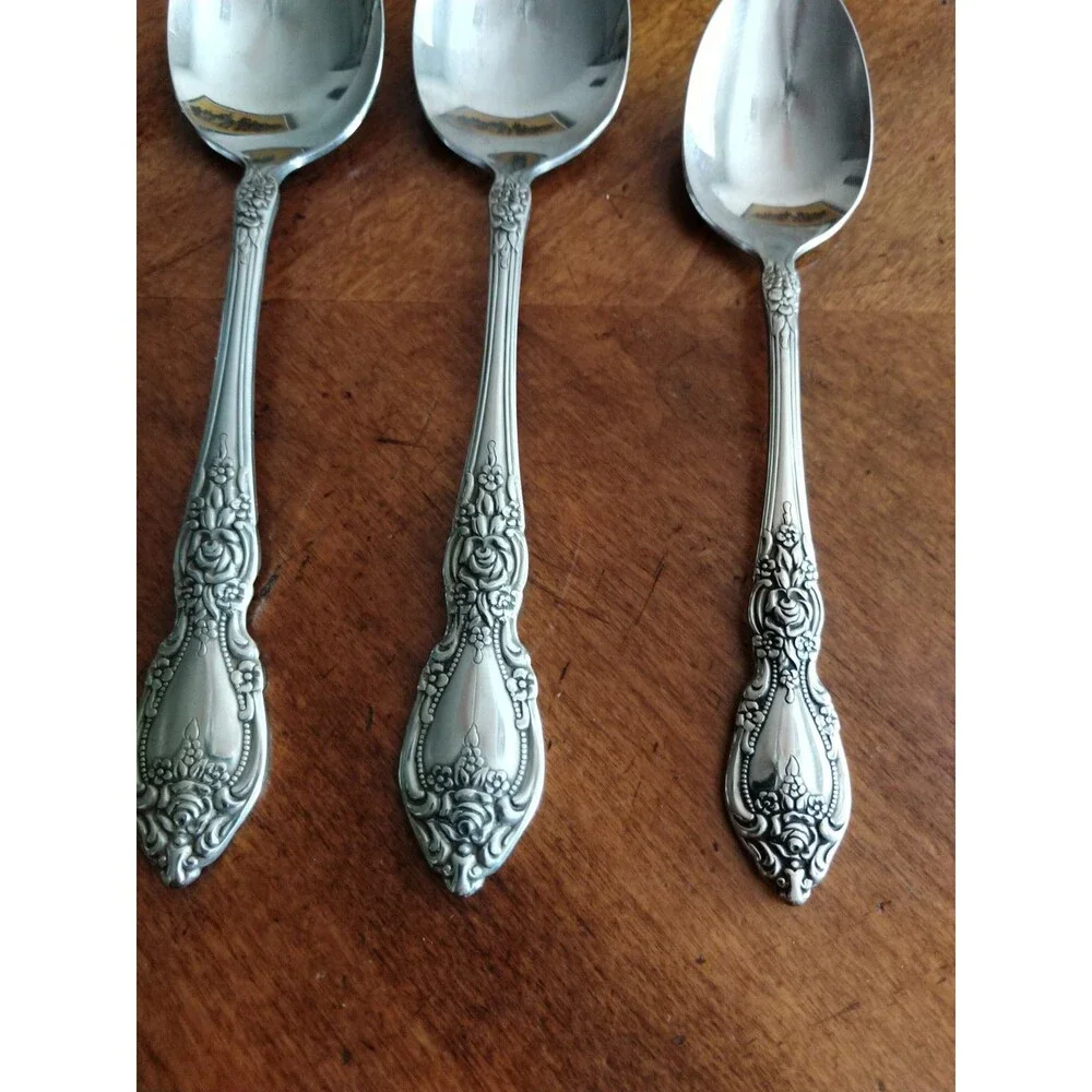 Mixed Lot 5x Oneida Wordsworth Table Soup Spoon 6.8